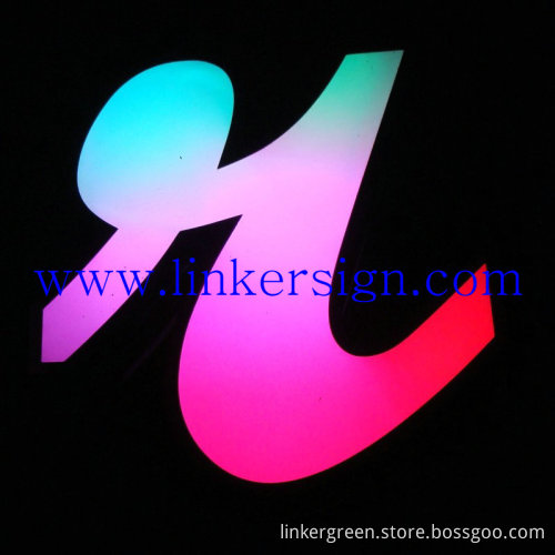 3d stainless steel advertising letter sign